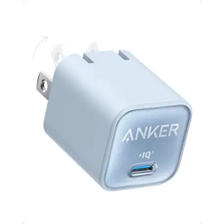 Anker Nano 3 USB GaN Charger 30W, 511 Charger (Nano 3), PIQ 3.