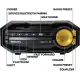 Philips FX10 Bluetooth Stereo System for Home with CD Player
