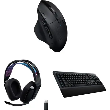 Logitech G G604 Gaming Mouse, G535 Wireless Gaming Headset +