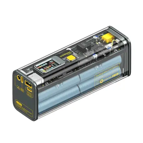 Shargeek STORM2 100W Power Bank 25600mAh Transparent Case and