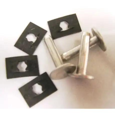 Yamaha RD Seat Trim Rivet & Clip Set Pack of 10