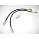 Yamaha RD250 RD350 Brake Line Kit by Spiegler Black