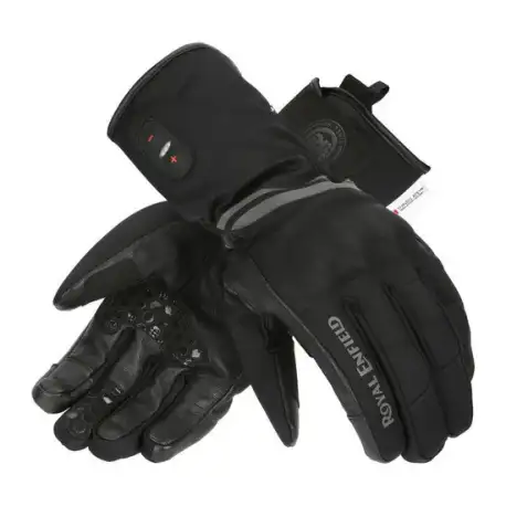 Genuine Royal Enfield HEATED GLOVES - BLACK
