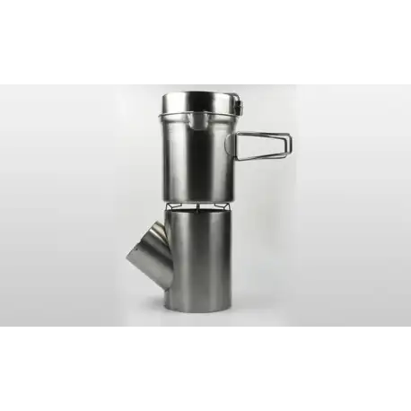 Kombuis: A Portable and Efficient Rocket Stove