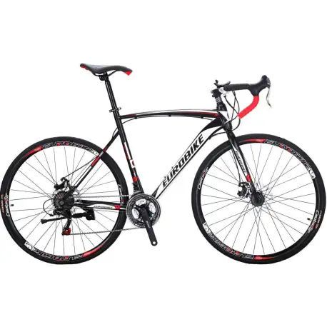 EURXC550 21 Speed Road Bike 700C Wheels Road Bicycle Dual Disc