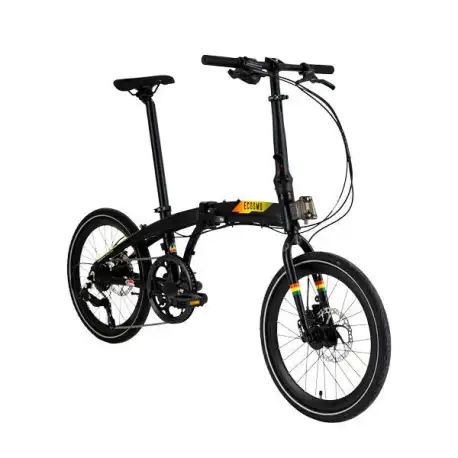 Element Ecosmo 8 SP Reggae Edition Folding Bike - Black