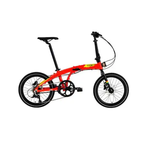 Element Ecosmo 8 SP Reggae Edition Folding Bike - Red