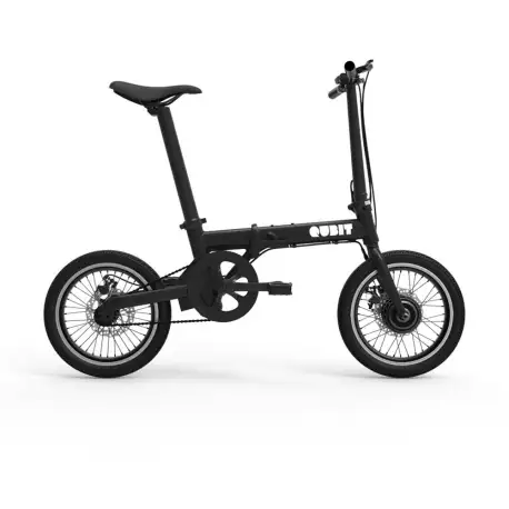 Qubit X1 Folding Electric Bike - Midnight Black