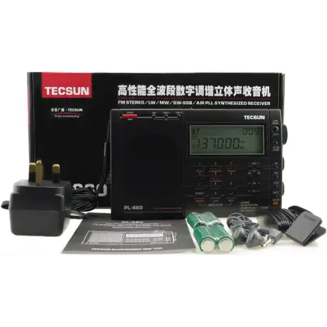 Tecsun PL-660 Portable AM/FM/LW/Air Shortwave World Band Radio