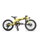 Qubit X2 Plus Folding Electric Bike in Red White Black Yellow