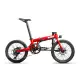 Qubit X2 Plus Folding Electric Bike in Red White Black Yellow