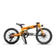 Qubit X2 Plus Folding Electric Bike in Red White Black Yellow