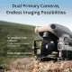 DJI Air 3 (DJI RC-N2), Drone with Medium Tele & Wide-Angle Dual