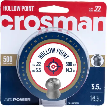 Crosman Premier.22 Hollow Point Lead Pellets 5.