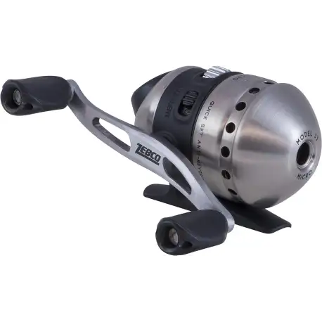 Zebco 33 Micro Spincast Fishing Reel, Quickset Anti-Reverse