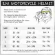 ILM Bluetooth Integrated Modular Flip up Full Face Motorcycle