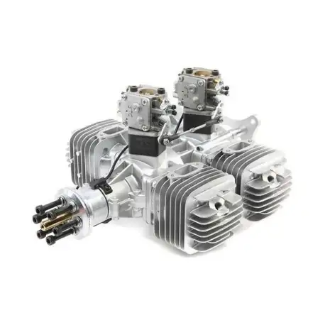 DLE Engines - DLE-222Cc 4-Cyl Gas Engine W/EI & Muffs, Engines