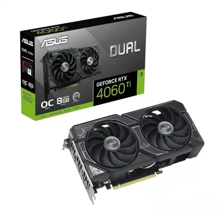 ASUS Dual GeForce RTX™ 4060 Ti OC Edition 8GB GDDR6 PCIe 4.