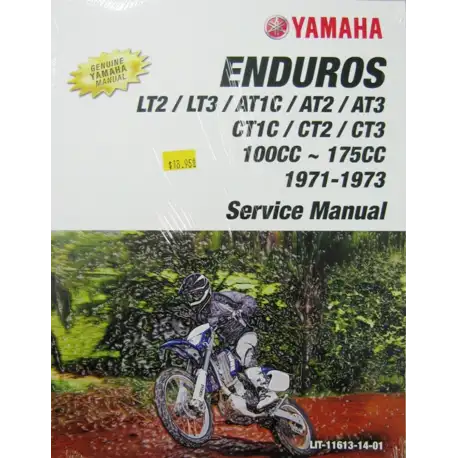 Genuine Yamaha Service Manual for Yamaha Enduros