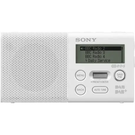 SONY XDR-P1DBP Pocket DAB/DAB+ Radio - White