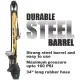 BV Bicycle Ergonomic Bike Floor Pump with Gauge & Smart Valve
