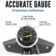 Vibrelli Bike Floor Pump with Gauge & Puncture Kit - 160 PSI