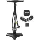 Vibrelli Bike Floor Pump with Gauge & Puncture Kit - 160 PSI