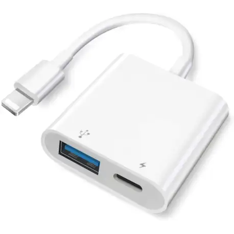 Plusysee USB Adapter iPhone,iPad Camera Adapters, USB Female