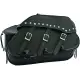Motorcycle Motorbike Leather Saddle Pannier bag.