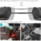 Niche Large-Sized Wheel Trolley Motorcycle Saddle Bag, Pannier