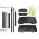 Niche Motorcycle Tail Bag Travel Luggage, Weather Resistant