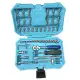 Taparia SA46 Steel Socket Set (Blue, 46-Pieces)