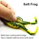 2 Pcs Double Propellers Frogs Soft Bait High Simulation Soft