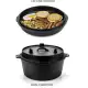 CO-Z 9 Quart Pre-Seasoned Cast Iron Dutch Oven with Lid and Lid