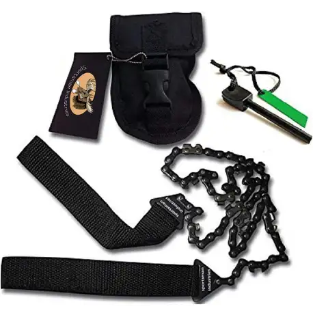 Sportsman Pocket Chainsaw 36 Inch Long Chain & FREE Fire