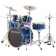 Ludwig Evolution Maple 6-Piece Shell Pack Transparent Blue