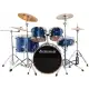 Ludwig Evolution Maple 6-Piece Shell Pack Transparent Blue