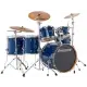 Ludwig Evolution Maple 6-Piece Shell Pack Transparent Blue