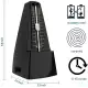 Mechanical Metronome Black/Loud Sound Piano Drum Violin Guitar
