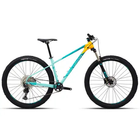 2021 Polygon Xtrada 7 Mountain Bike Yellow Light Blue