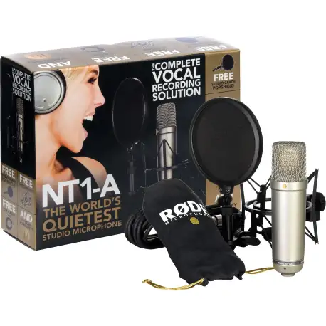 Rode NT1-A Cardioid Condenser Microphone Bundle