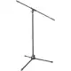 Musician's Gear Tripod Mic Stand with Telescoping Boom Black