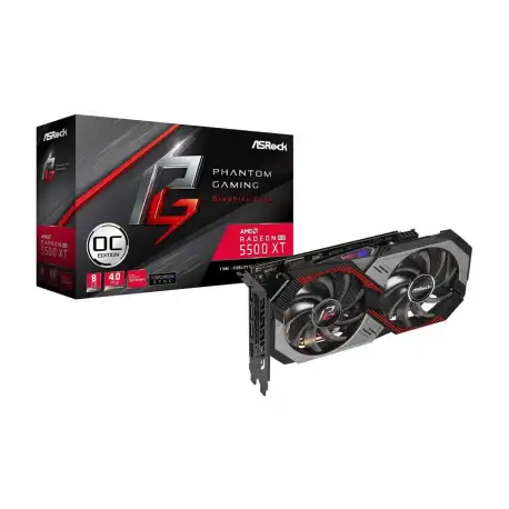 ASRock Phantom Gaming D Radeon RX 5500 XT 8G OC Video Card