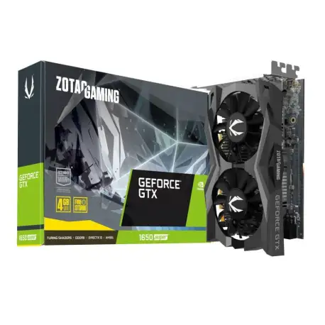 ZOTAC GAMING GeForce GTX 1650 SUPER TWIN FAN GPU 4GB GDDR6