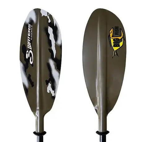 3 Waters Big Fish Alloy 2-Piece Paddle Terra Camo