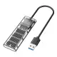 AODUKE JMS578 SATA M.2 NGFF External Hard Drive Enclosure SSD