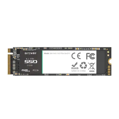 BlitzWolf®BW-NV3 PCIe Gen3*4 NVMe1.3 SSD 512GB M.