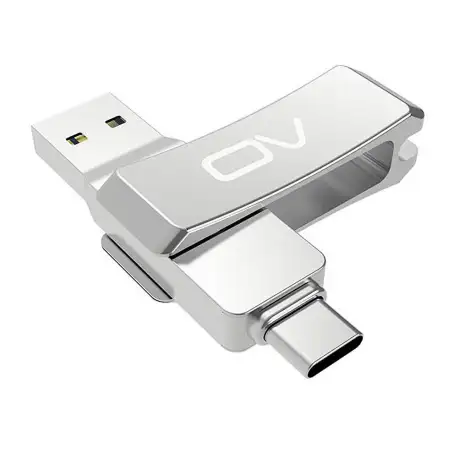 OV V34C 128G Type-C USB Flash Drive Dual Interface USB3.