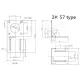 HANPOSE 42/57 Stepper Motor Mounting Bracket L Motor Bracket