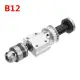 Machifit No Power Spindle Assembly B12 Drill Chuck Trimming